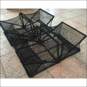 Square fishing folding crab traps