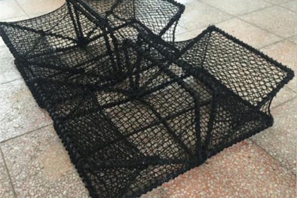 Square fishing folding crab traps