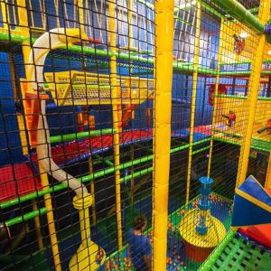 Indoor playground soft play children safety netting