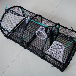 Commercial steel wire mesh crab trap