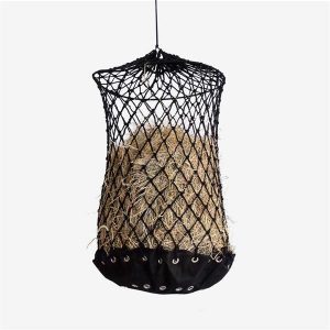 Hay net with base plate